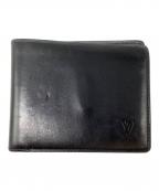 LOUIS VUITTONルイ ヴィトン）の古着「ポルトビエ 6 カルトクレディ/2つ折り財布」｜ブラック