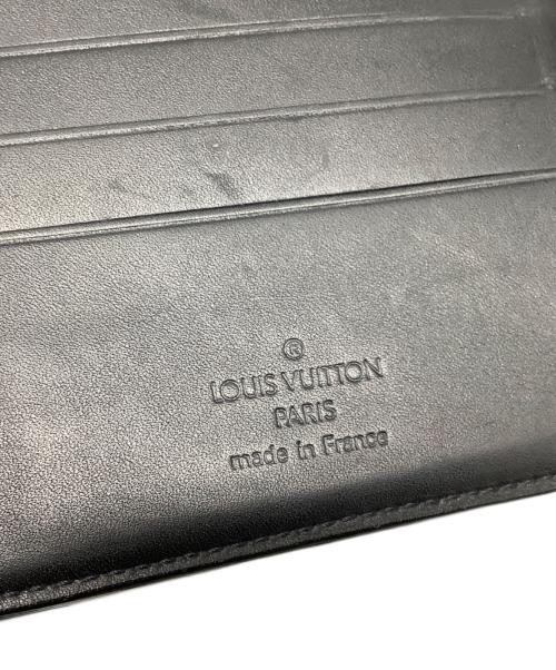 LOUIS VUITTON（ルイ ヴィトン）LOUIS VUITTON (ルイ ヴィトン) ポルトビエ 6 カルトクレディ/2つ折り財布 ブラックの古着・服飾アイテム