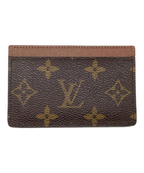 LOUIS VUITTON（ルイ ヴィトン）LOUIS VUITTON (ルイ ヴィトン) ポルト カルト・サーンプル/カードケース ブラウンの古着・服飾アイテム