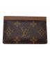 LOUIS VUITTON (ルイ ヴィトン) ポルト カルト・サーンプル/カードケース ブラウン：18000円