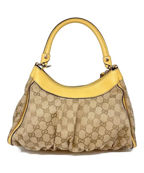 GUCCI（グッチ）GUCCI (グッチ) ハンドバッグ ベージュの古着・服飾アイテム