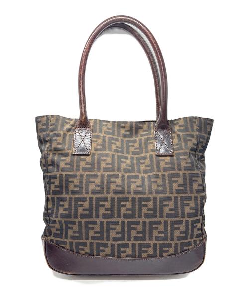 FENDI（フェンディ）FENDI (フェンディ) ハンドバッグ ブラウンの古着・服飾アイテム