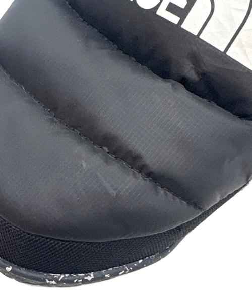 THE NORTH FACE（ザ ノース フェイス）THE NORTH FACE (ザ ノース フェイス) スリッポン / ヌプシ ダウン ミュール ブラック サイズ:US 10の古着・服飾アイテム