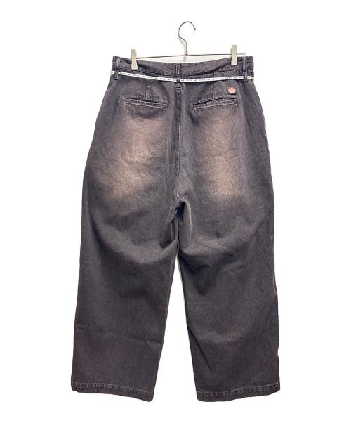 FREAK'S STORE（フリークスストア）FREAK'S STORE (フリークストア) RED KAP (レッド キャップ) ワイドデニムパンツ ブラウン サイズ:Mの古着・服飾アイテム