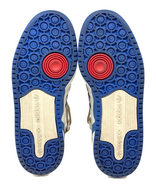 adidas（アディダス）adidas (アディダス) ハイカットスニーカー ホワイト×ブルー サイズ:US 7の古着・服飾アイテム