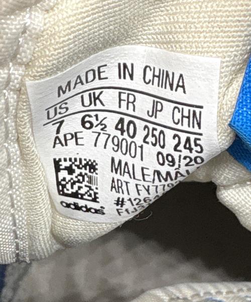 adidas（アディダス）adidas (アディダス) ハイカットスニーカー ホワイト×ブルー サイズ:US 7の古着・服飾アイテム