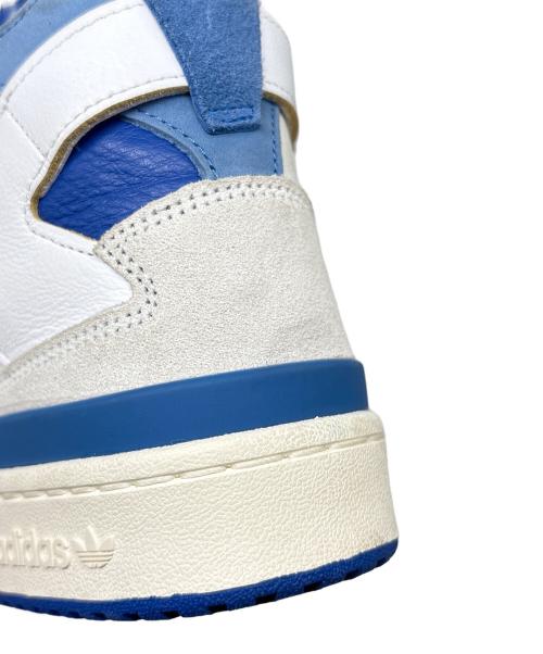 adidas（アディダス）adidas (アディダス) ハイカットスニーカー ホワイト×ブルー サイズ:US 7の古着・服飾アイテム