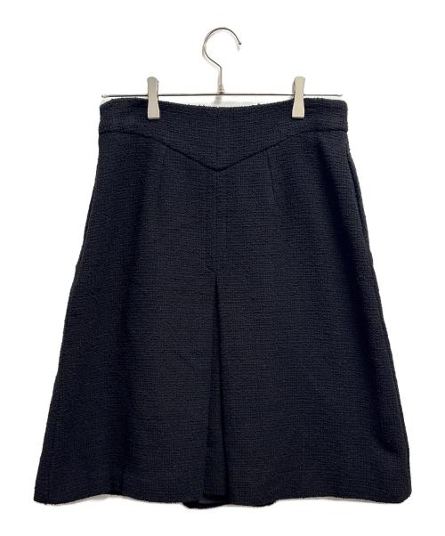 CHANEL（シャネル）CHANEL (シャネル) ツイードスカート ブラック サイズ:38の古着・服飾アイテム