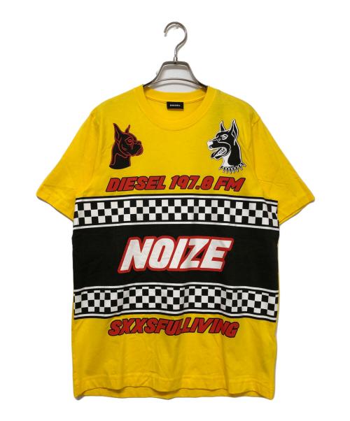 DIESEL（ディーゼル）DIESEL (ディーゼル) グラフィックTシャツ イエロー サイズ:SIZE Sの古着・服飾アイテム