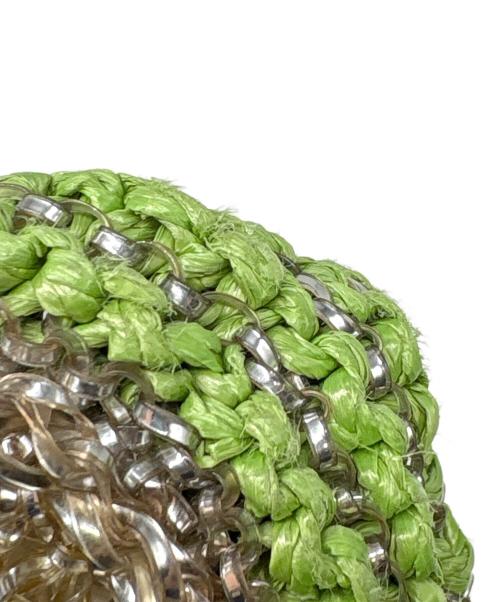 ANTEPRIMA（アンテプリマ）ANTEPRIMA (アンテプリマ) ストローワイヤーバッグ グリーンの古着・服飾アイテム