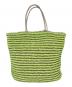 ANTEPRIMA（アンテプリマ）の古着「ストローワイヤーバッグ」｜グリーン