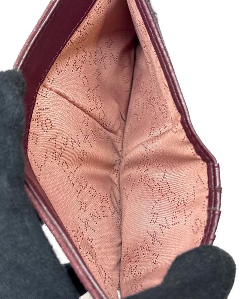STELLA McCARTNEY（ステラマッカートニー）STELLA McCARTNEY (ステラマッカートニー) 3つ折り財布 / ファラベラ ワインレッドの古着・服飾アイテム