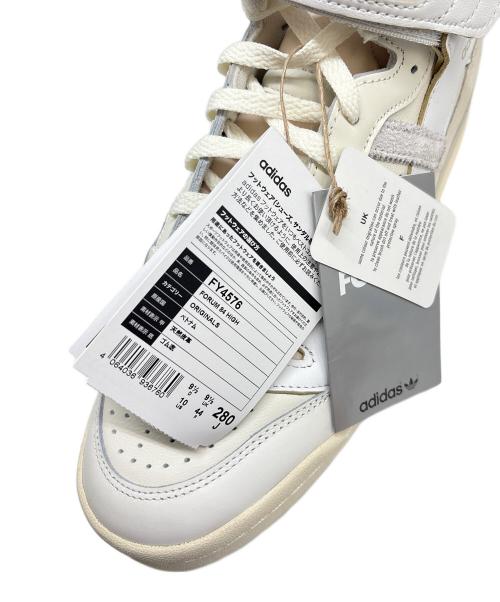 adidas（アディダス）adidas (アディダス) ハイカットスニーカー / FORUM 84 HIGH(フォーラム 84 ハイ) アイボリー サイズ:US 10の古着・服飾アイテム