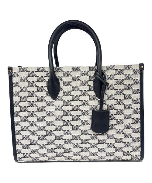 MICHAEL KORS（マイケル・コース）MICHAEL KORS (マイケルコース) トートバッグ グレー×ブラックの古着・服飾アイテム