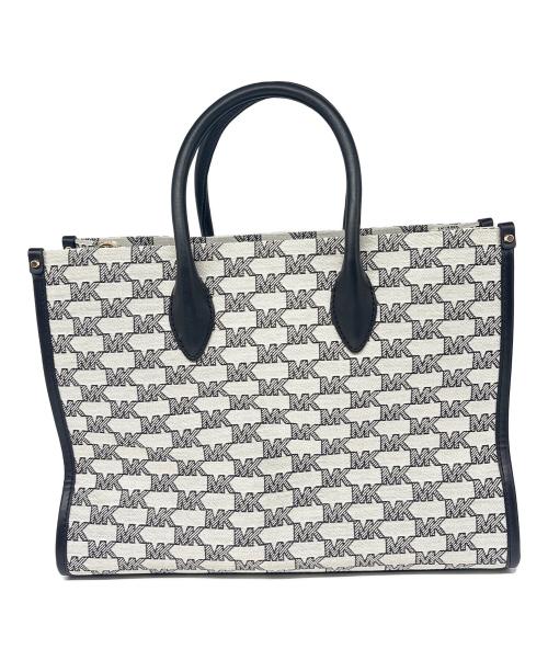 MICHAEL KORS（マイケル・コース）MICHAEL KORS (マイケルコース) トートバッグ グレー×ブラックの古着・服飾アイテム