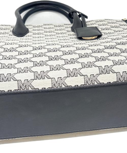 MICHAEL KORS（マイケル・コース）MICHAEL KORS (マイケルコース) トートバッグ グレー×ブラックの古着・服飾アイテム