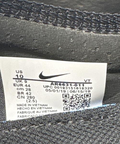 NIKE（ナイキ）NIKE (ナイキ) スニーカー / Vapormax 2019(ヴェイパーマックス 2019) ブラック×グリーン サイズ:US 10の古着・服飾アイテム