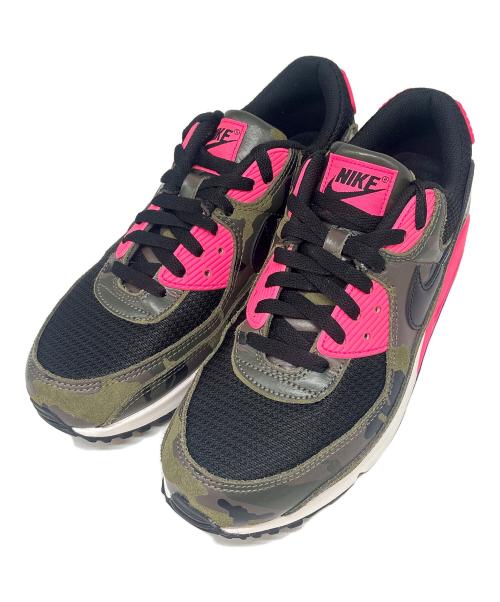 NIKE（ナイキ）NIKE (ナイキ) スニーカー / AIR MAX 90 PRM(ナイキ エア マックス 90 プレミアム) オリーブ×ピンク サイズ:US 9の古着・服飾アイテム