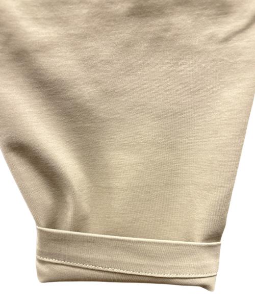 CAMBIO（カンビオ）CAMBIO (カンビオ) ポンチテーパードパンツ ベージュ サイズ:Sの古着・服飾アイテム