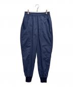 super.natural×ATELIER BLUE BOTTLEスーパーナチュラル×アトリエ ブルー ボトル）の古着「ネオウールパンツ」｜ネイビー