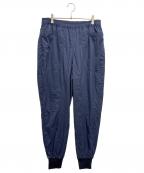 super.natural×ATELIER BLUE BOTTLEスーパーナチュラル×アトリエ ブルー ボトル）の古着「ネオウールパンツ」｜ネイビー