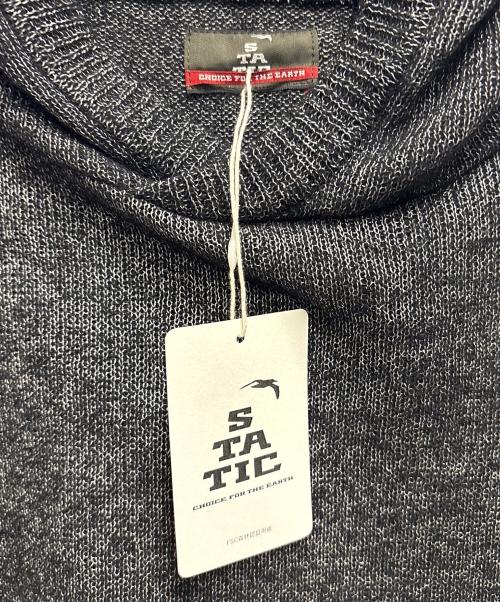 STATIC（スタティック）STATIC (スタティック) リラックスフィットフーディ ブラック サイズ:XS/Sの古着・服飾アイテム