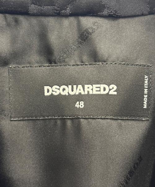 DSQUARED2（ディースクエアード）DSQUARED2 (ディースクエアード) タキシードジャケット ブラック サイズ:48の古着・服飾アイテム