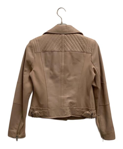 MICHAEL KORS（マイケル・コース）MICHAEL KORS (マイケルコース) ダブルライダースジャケット ピンク サイズ:Sの古着・服飾アイテム