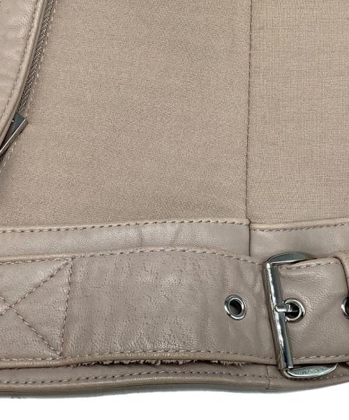 MICHAEL KORS（マイケル・コース）MICHAEL KORS (マイケルコース) ダブルライダースジャケット ピンク サイズ:Sの古着・服飾アイテム