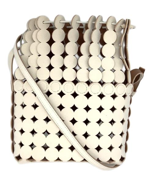 MARY AL TERNA（メアリオルターナ）MARY AL TERNA (メアリオルターナ) 巾着ショルダーバッグ / MOON SHOULDER BAG ベージュの古着・服飾アイテム