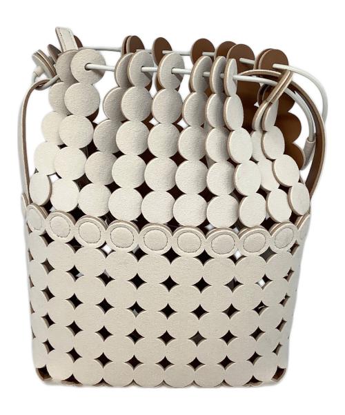 MARY AL TERNA（メアリオルターナ）MARY AL TERNA (メアリオルターナ) 巾着ショルダーバッグ / MOON SHOULDER BAG ベージュの古着・服飾アイテム