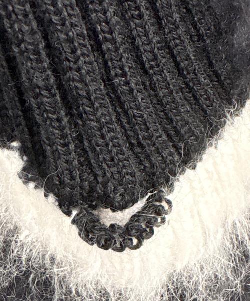 CHANEL（シャネル）CHANEL (シャネル) ココマークウールアンゴラニット ブラック サイズ:42の古着・服飾アイテム