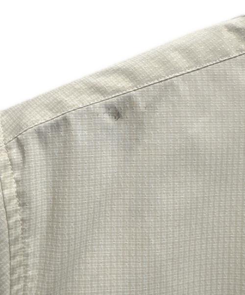 MILLET（ミレー）MILLET (ミレー) 半袖シャツ / インセクト バリヤー チェックシャツ アイボリー サイズ:Mの古着・服飾アイテム