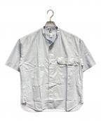 MHLエムエイチエル）の古着「半袖シャツ」｜スカイブルー