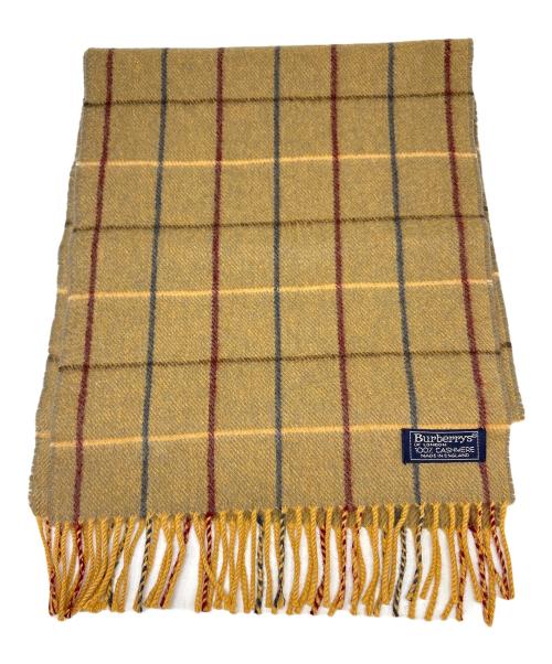 Burberry's（バーバリーズ）Burberry's (バーバリーズ) カシミヤマフラー ベージュの古着・服飾アイテム