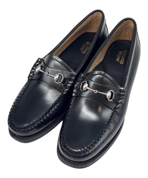 G.H.BASS（ジーエイチバス）G.H.BASS (ジーエイチバス) ビットローファー ブラック サイズ:US 7.5の古着・服飾アイテム