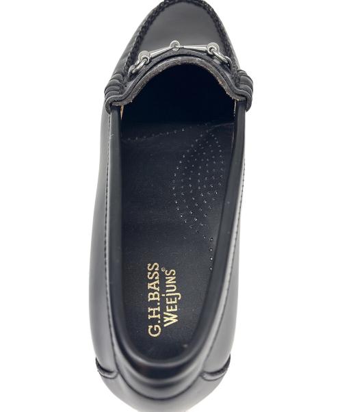 G.H.BASS（ジーエイチバス）G.H.BASS (ジーエイチバス) ビットローファー ブラック サイズ:US 7.5の古着・服飾アイテム