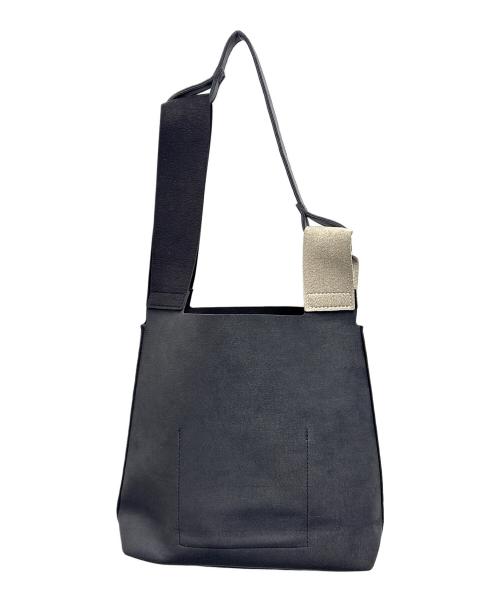 zattu（ザッツ）zattu (ザッツ) ショルダーバッグ / CONCH マイクロファイバースエード ブラックの古着・服飾アイテム