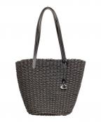 COACHコーチ）の古着「スモールストロートート」｜ブラック