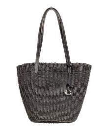 COACH（コーチ）の古着「スモールストロートート」｜ブラック