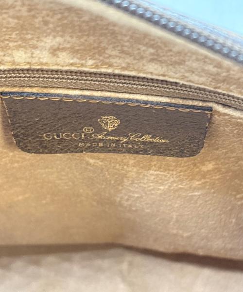 GUCCI（グッチ）GUCCI (グッチ) ミニボストンバッグ / OLD GUCCI GGスプリームキャンバス ブラウン×ベージュの古着・服飾アイテム