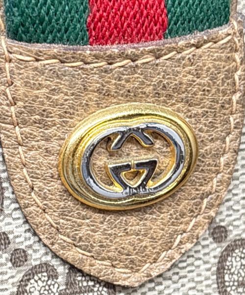 GUCCI（グッチ）GUCCI (グッチ) ミニボストンバッグ / OLD GUCCI GGスプリームキャンバス ブラウン×ベージュの古着・服飾アイテム