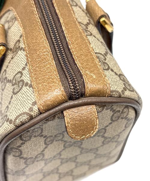 GUCCI（グッチ）GUCCI (グッチ) ミニボストンバッグ / OLD GUCCI GGスプリームキャンバス ブラウン×ベージュの古着・服飾アイテム