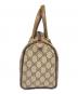GUCCI (グッチ) ミニボストンバッグ / OLD GUCCI GGスプリームキャンバス ブラウン×ベージュ：35000円