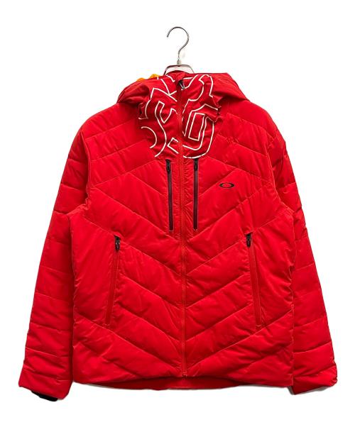 OAKLEY（オークリー）OAKLEY (オークリー) ダウンジャケット レッド サイズ:XLの古着・服飾アイテム