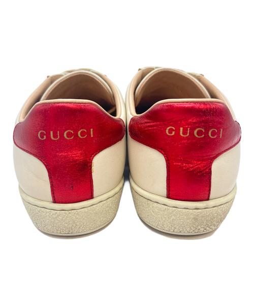 GUCCI（グッチ）GUCCI (グッチ) スニーカー / エースライン アイボリー サイズ:36 1/2の古着・服飾アイテム
