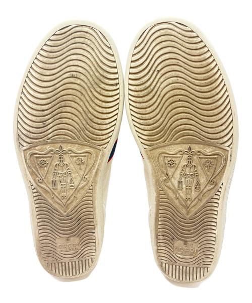 GUCCI（グッチ）GUCCI (グッチ) スニーカー / エースライン アイボリー サイズ:36 1/2の古着・服飾アイテム