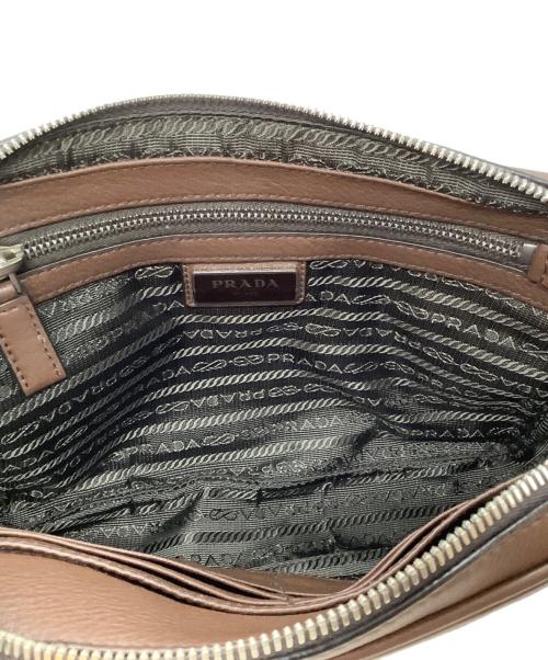 PRADA（プラダ）PRADA (プラダ) セカンドバッグ/PRADA ブラウンの古着・服飾アイテム