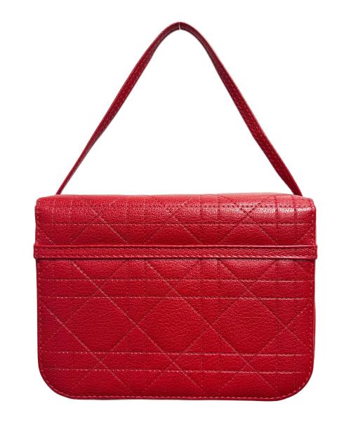 Christian Dior（クリスチャン ディオール）Christian Dior (クリスチャン ディオール) カナージュバッグ レッドの古着・服飾アイテム
