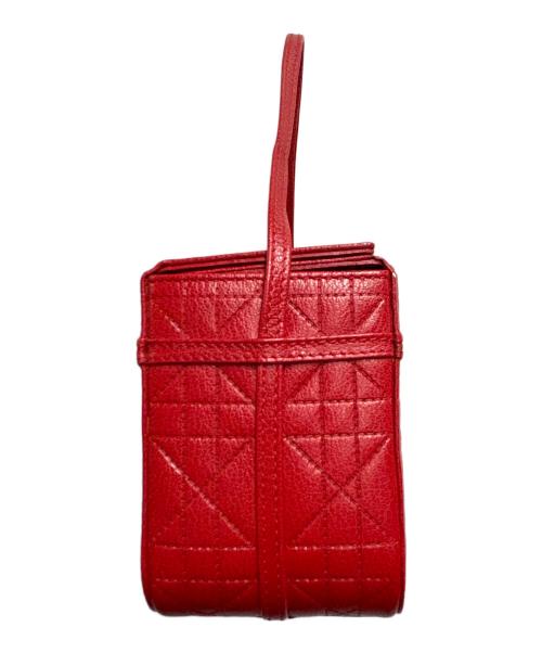 Christian Dior（クリスチャン ディオール）Christian Dior (クリスチャン ディオール) カナージュバッグ レッドの古着・服飾アイテム